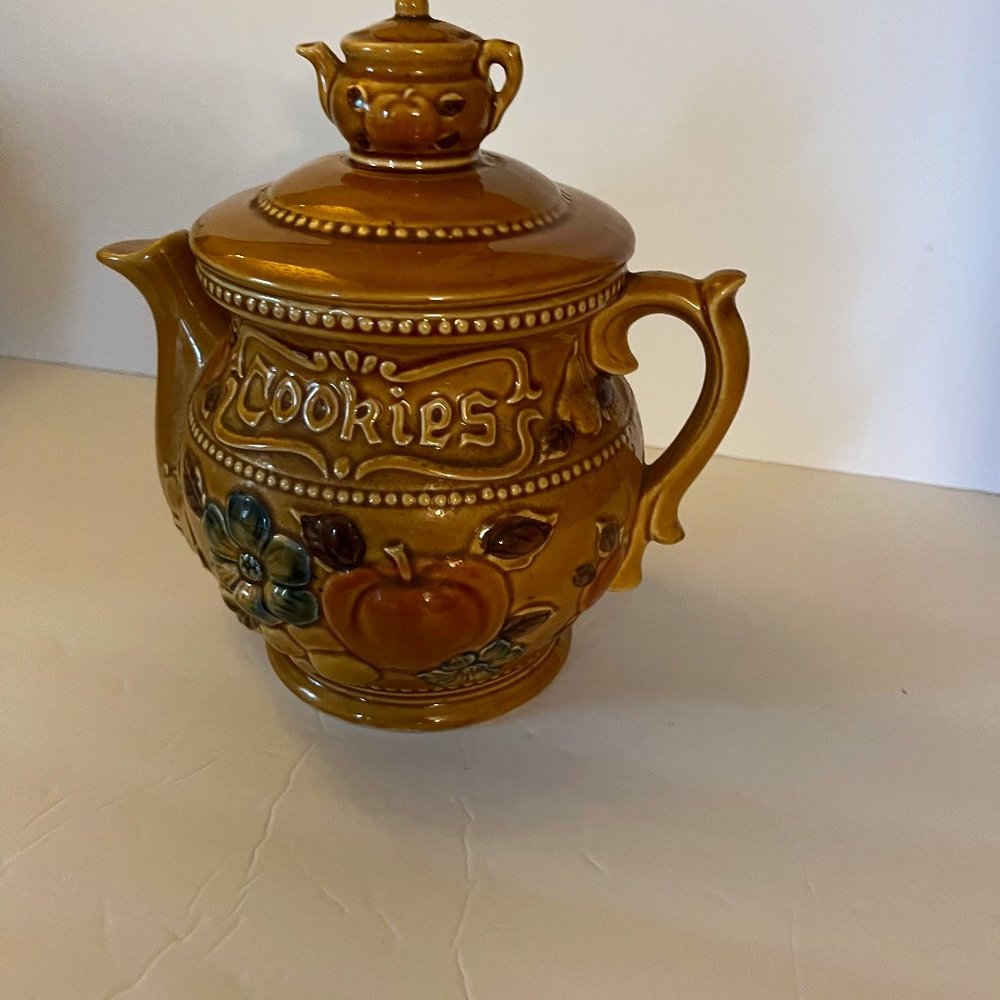 Vintage Tea Pot Cookie Jar